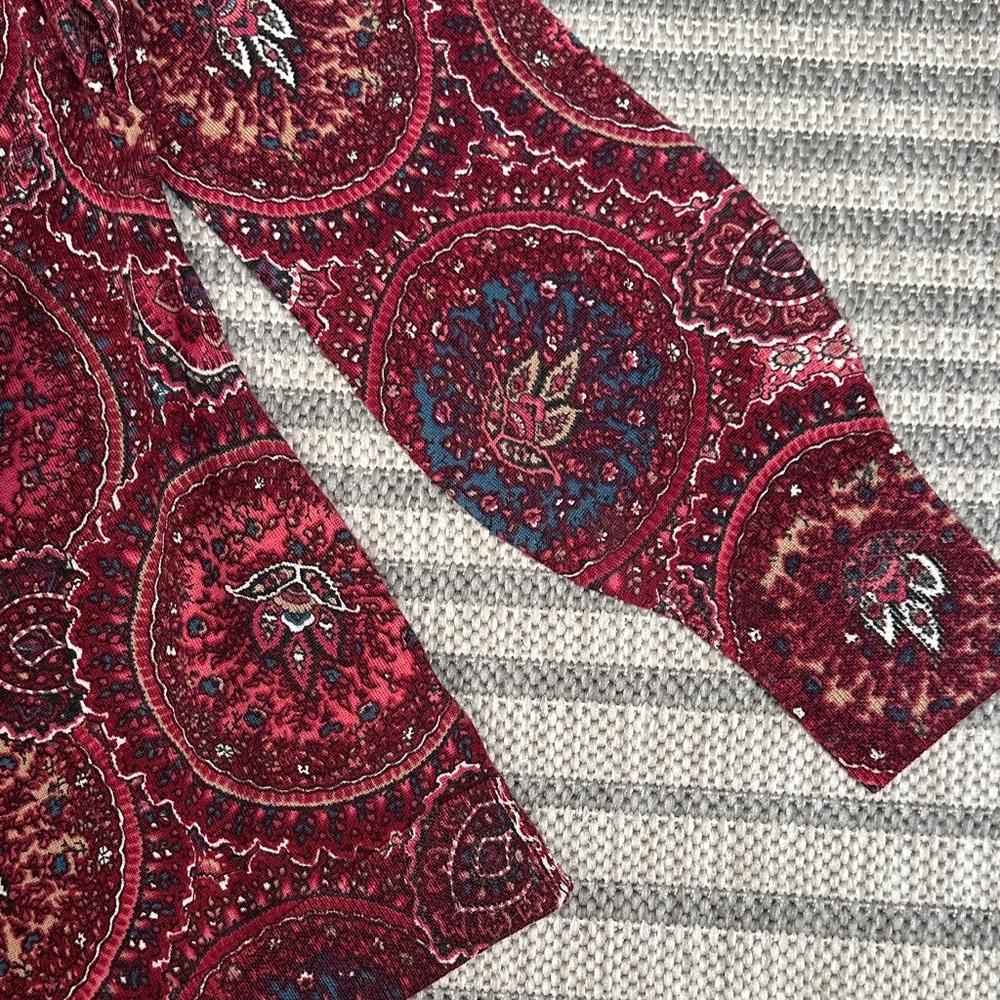 Talbots Red Merino Wool Sweater - Picture 3 of 3
